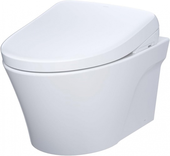 Унитаз подвесной TOTO CW822EB с WASHLET S7 TCF4E360KCN скрытое подклюение и автооткрывание крышки